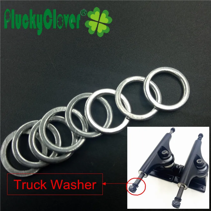 8pcs Skateboard Axle Washer Steel Longboard Truck Washer Axl