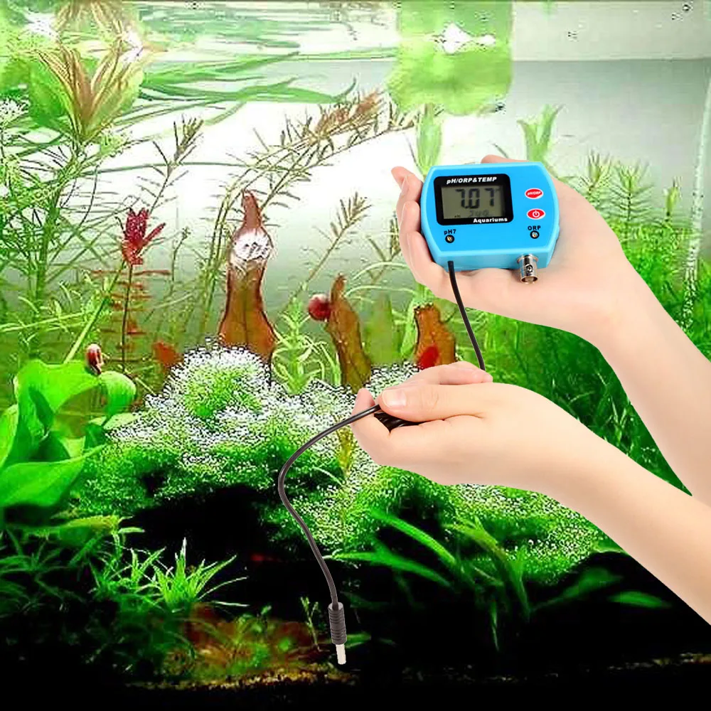 PH метр 3 в 1 тестер качества аквариумной воды многопараметрический анализатор