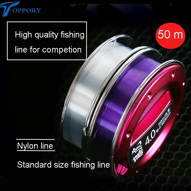 Toppory Высокое качество нейлоновая рыболовная леска для НЕРА herabuana Тайвань