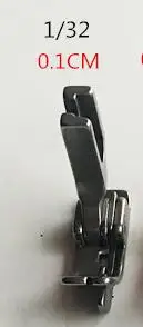 Цельностальная прижимная лапка SP-18 столярная лапка прижимная лапка плоская пластиковая прижимная лапка швейная машина аксессуары SP18 - Цвет: Светло-серый