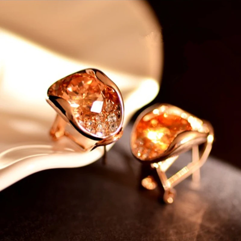 ALULU 2017 новые серьги ювелирные изделия высокого класса темперамент красный