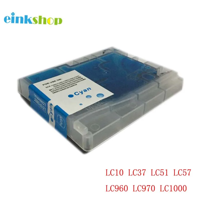 Картридж с чернилами einkshop LC10 LC37 LC51 LC57 LC960 LC970 LC1000 для Brother DCP-130C DCP-135C MFC-235C 750CN 750CW 465CN |