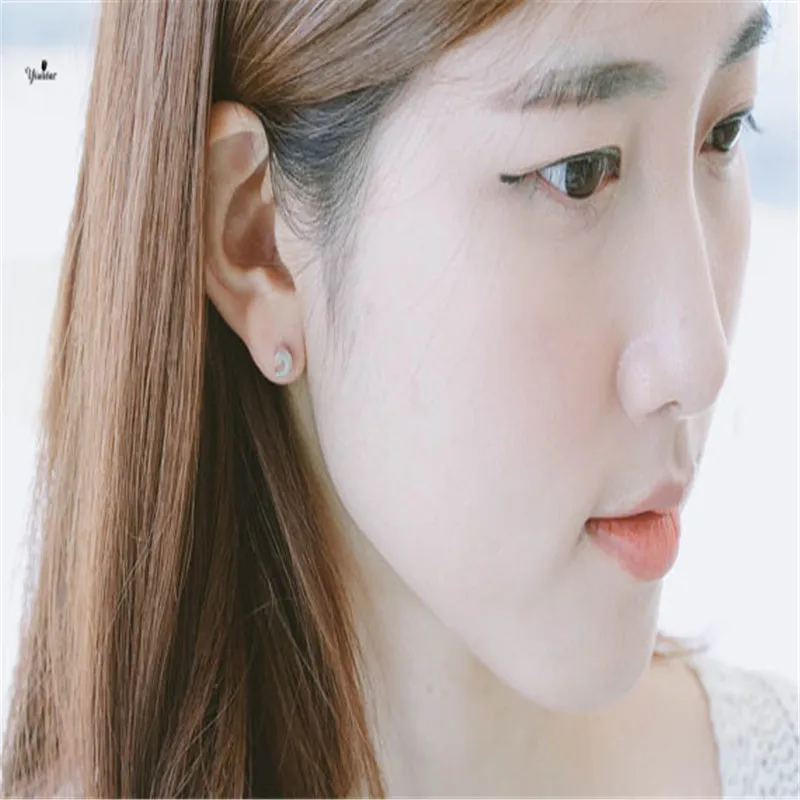 Новая yiustar Мода маленькая звезда & Серьга в форме Луны высокое качество полировка