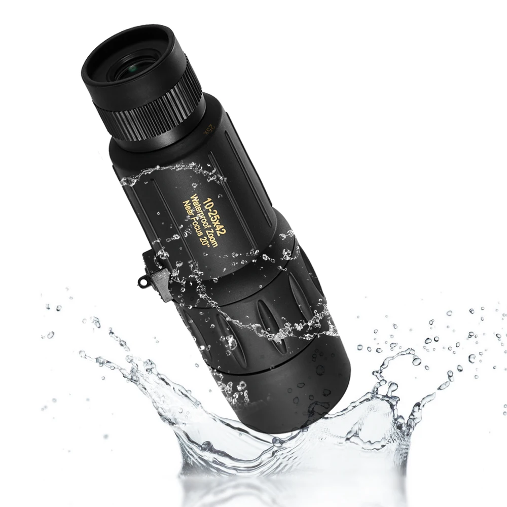 Visionking 10 25x42 Профессиональный Монокуляр водонепроницаемая крыша призменный