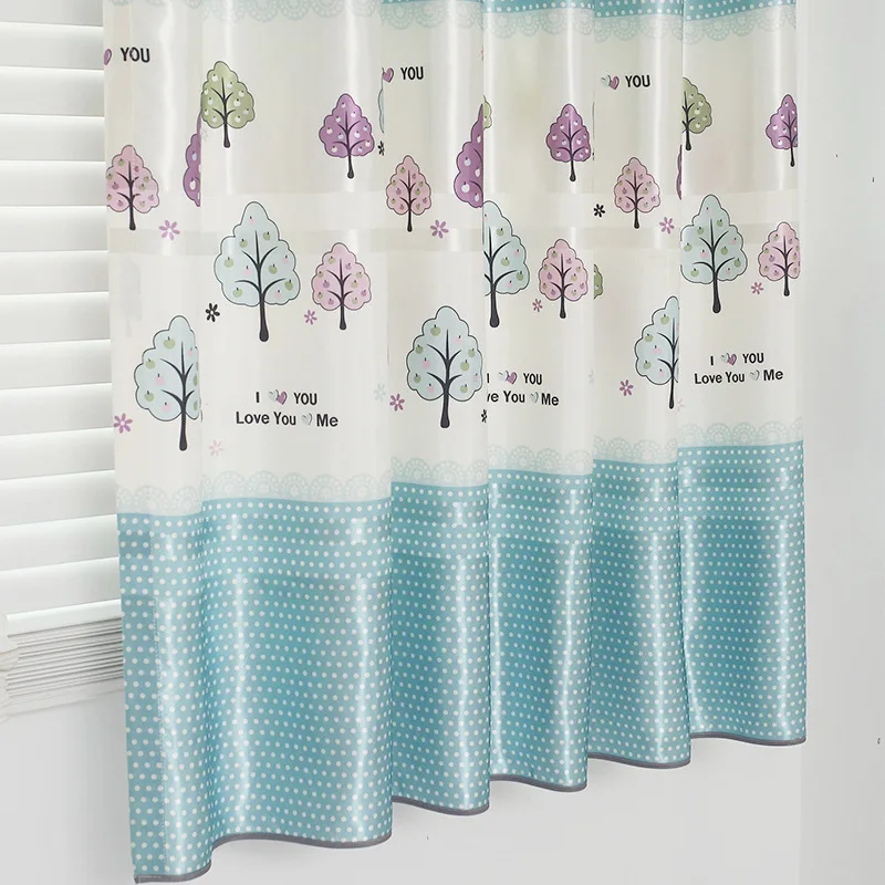 Современные специальные короткие пасторальные полузатемненные занавески для