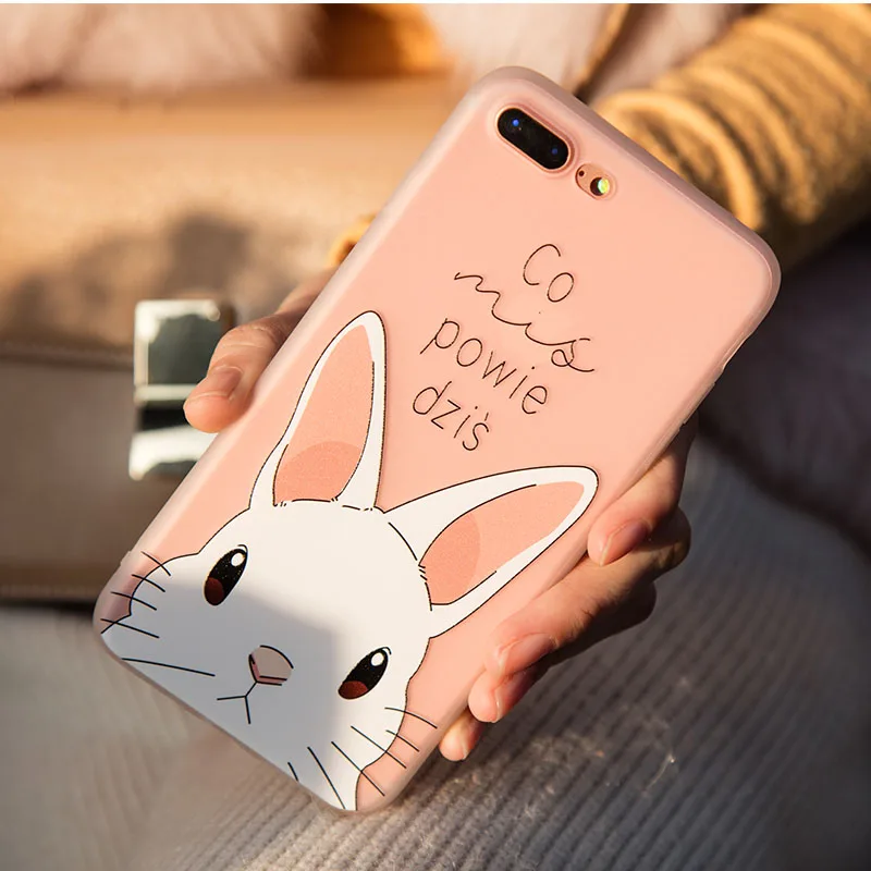 Чехол Cyato с рисунком животных для iPhone 6 s 7 Plus чехол из ТПУ 8 S plus X измельченным |