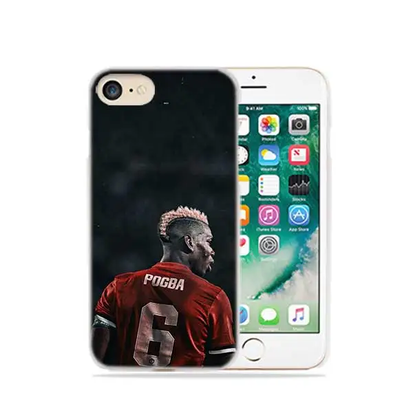 011 PlusFootball изображение Paul Pogba модный прозрачный чехол для iPhone Си р XS Max XR X 4S 5S SE 6 6s 7 8 Plus - Цвет: 011