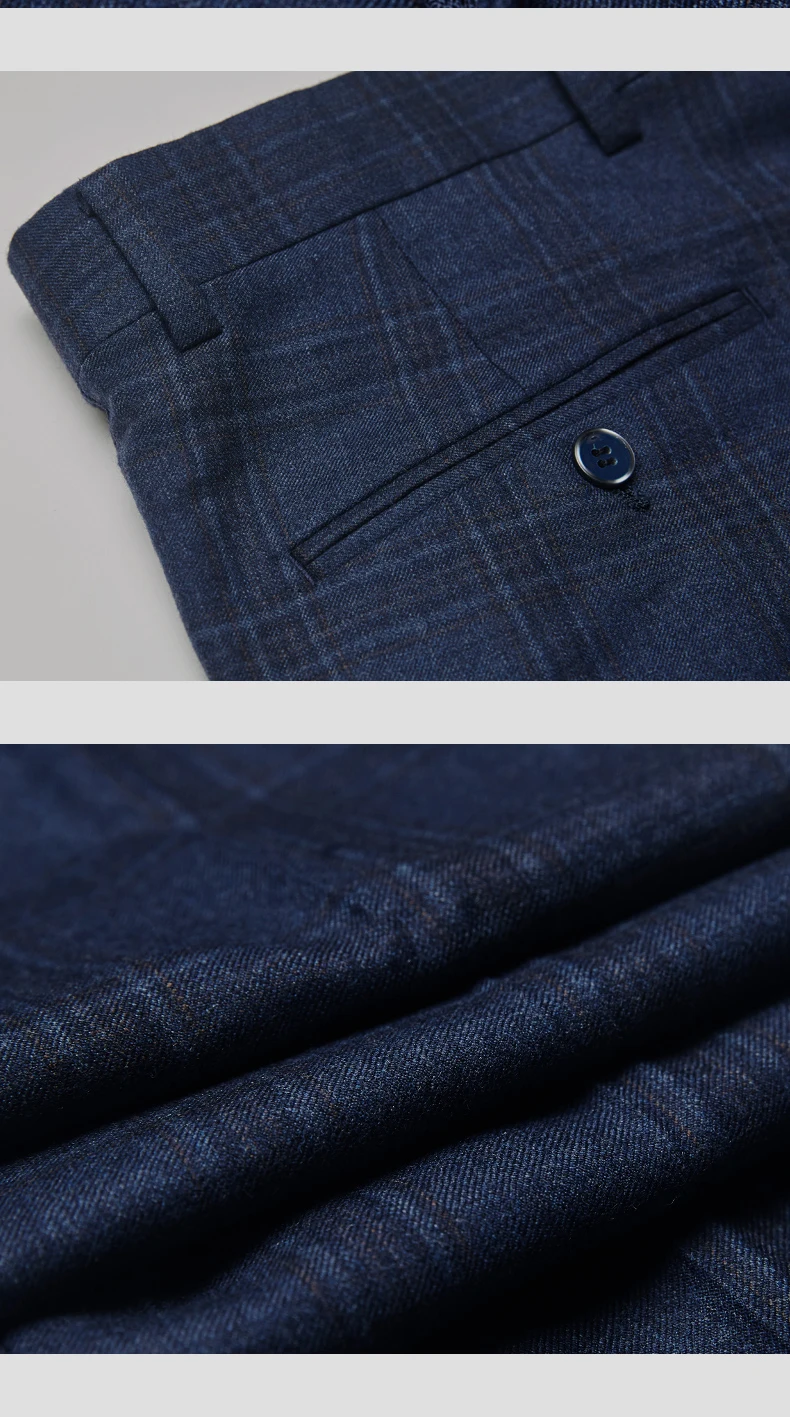 Два предмета темно-серый шерсть костюмы для мужчин Terno Slim Fit Tuxedo(куртка+ брюки