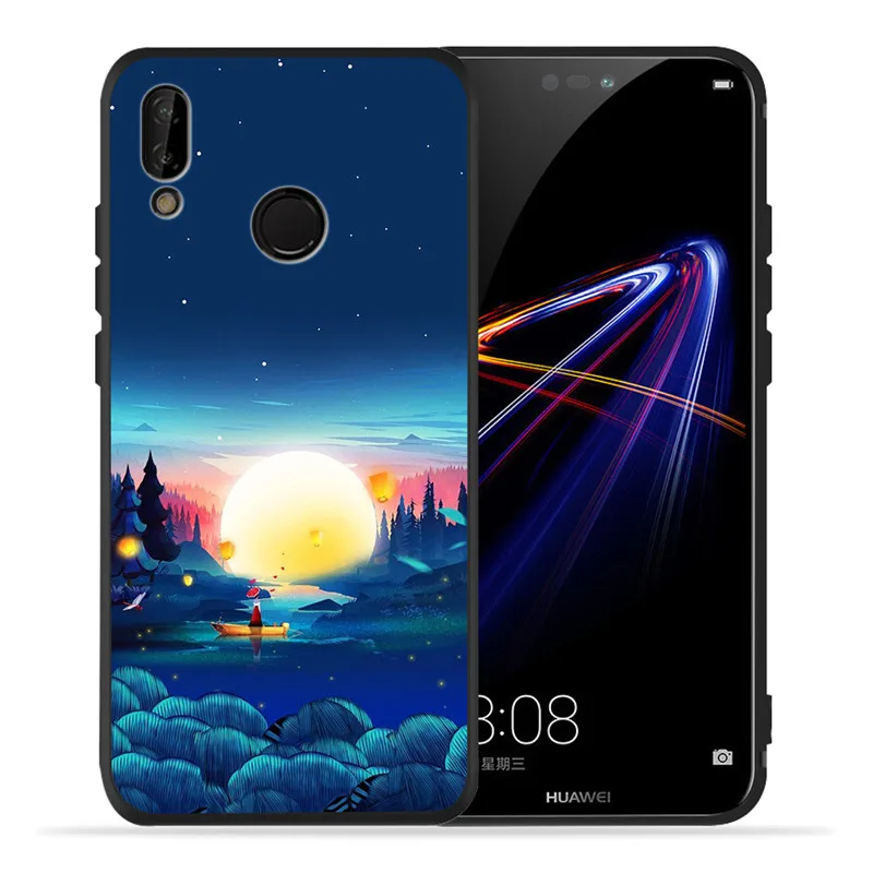 И надписью Don't touch my phone (не трогай мой для Huawei P8 P10 P20 P30 Mate 10 20 Honor 8 8X 8C 9 Lite Plus Pro