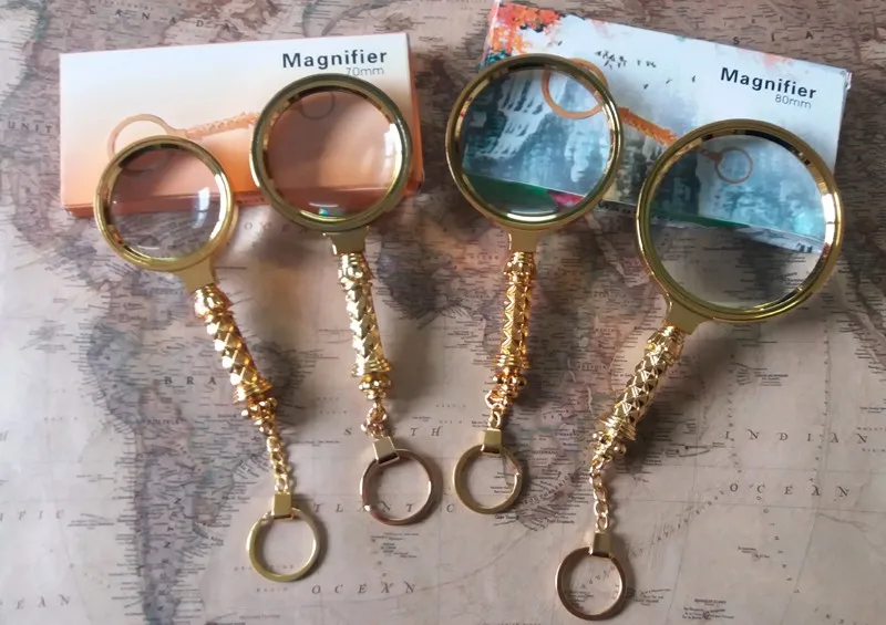 Розничная и оптовая продажа винтажные брендовые Золотые очки с увеличительным