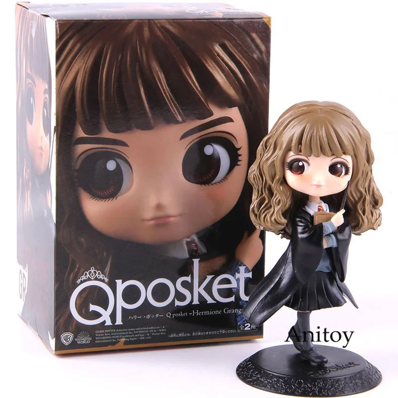 B with retail box QPosket персонаж из фильма Милая Гермиона Грейнджер Рон Уизли Ньют Scamands Драко Малфой фигурка коллекция игрушек - Цвет: B with retail box