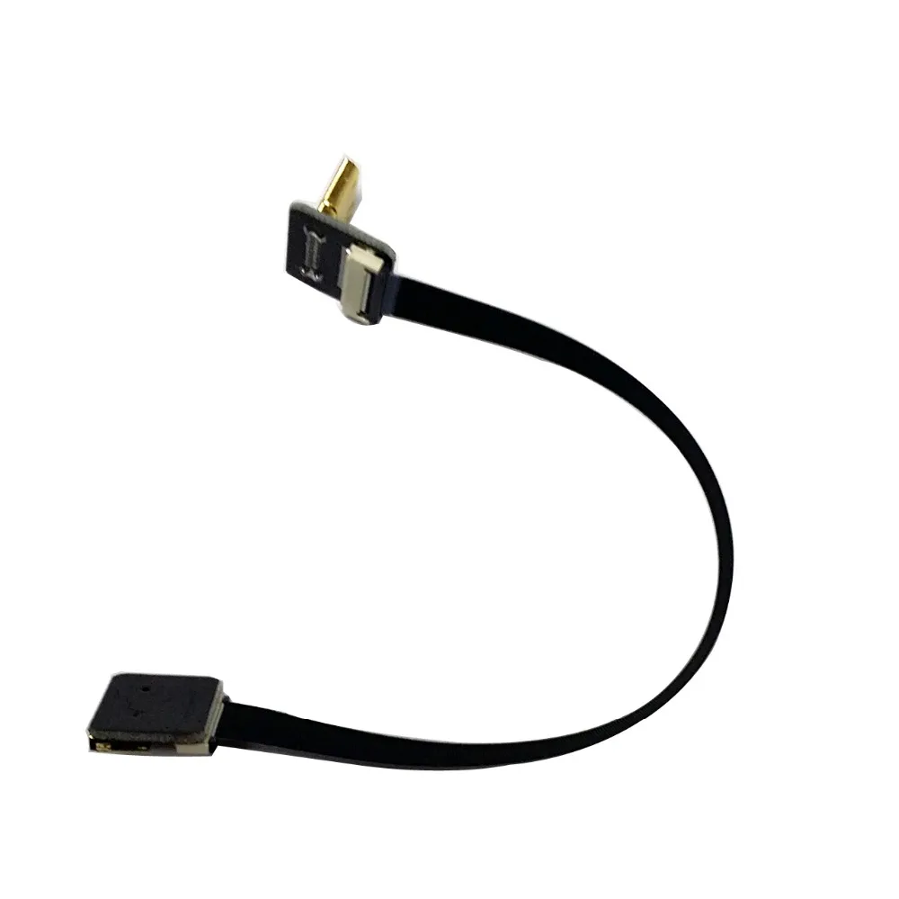 5/10/15/20/30 см ультратонкий HDMI-кабель прямой типа C Mini Мама-папа мини-прямой угол 90