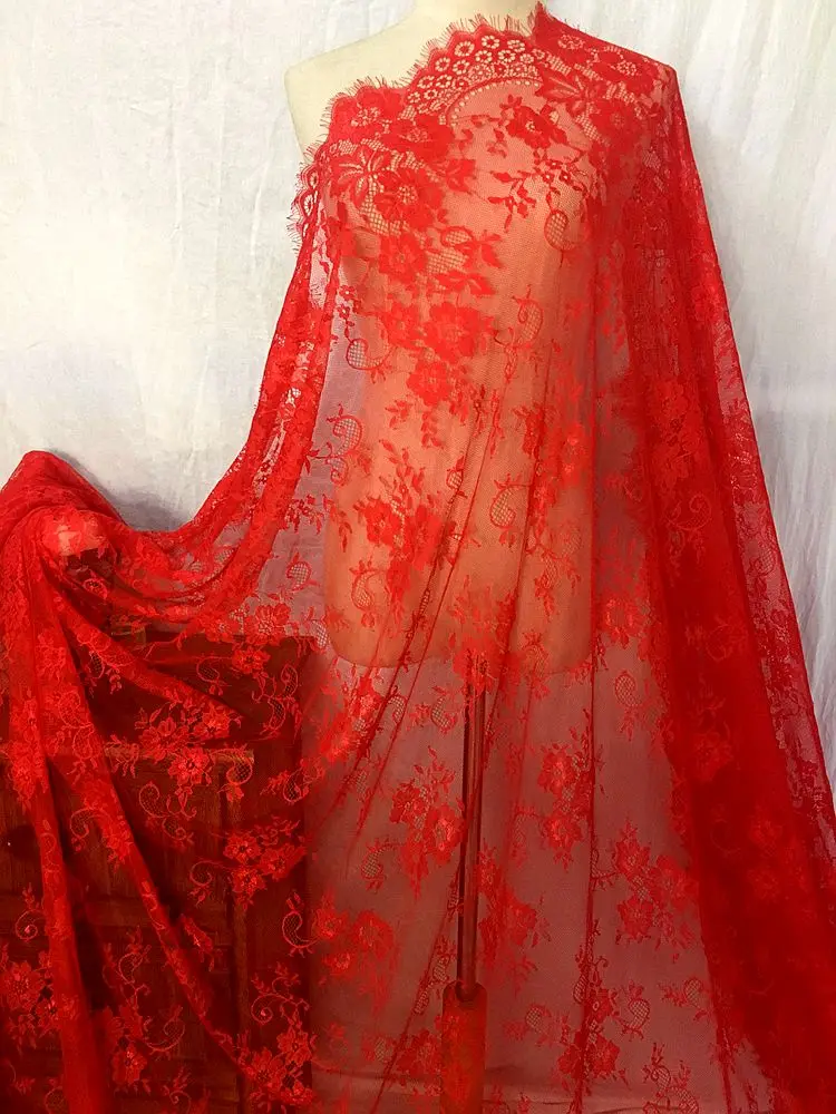 Розовая кружевная ткань, фиолетовый, темно-синий, серый, burgandy, fushia! 12 цветов ресницы Шантильи кружевная ткань 1 шт = 3 метра