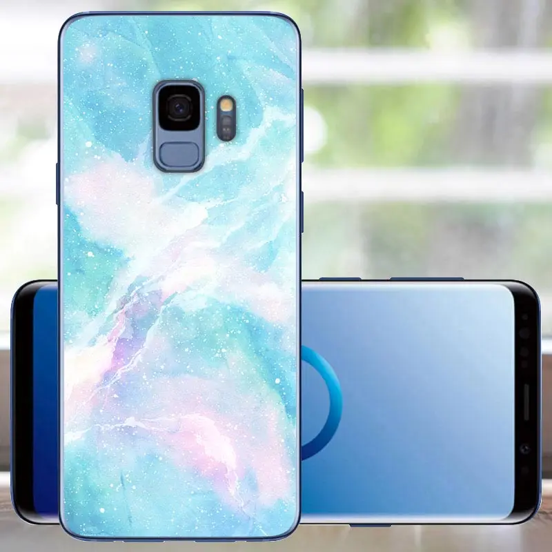 Для samsung S9 чехол для телефона принт задняя крышка Galaxy случае Coque Обложка мягкая TPU 5