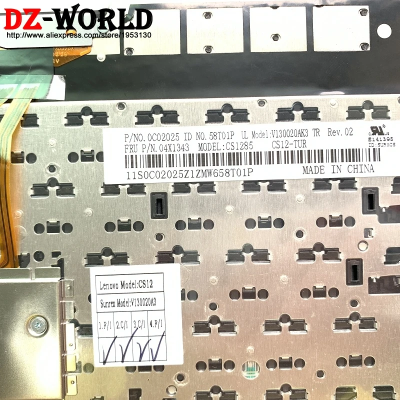 Защитный чехол для мобильного телефона Турецкий Клавиатура ноутбука Lenovo Thinkpad T430