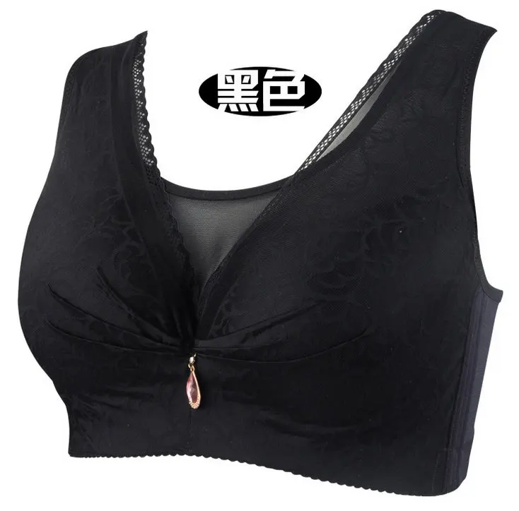 

Sexy lace thin Cotton bra comfortable full cup bras large bust underwear black 80 85 90 95 100 105 C D DD E cups bra solid C3314