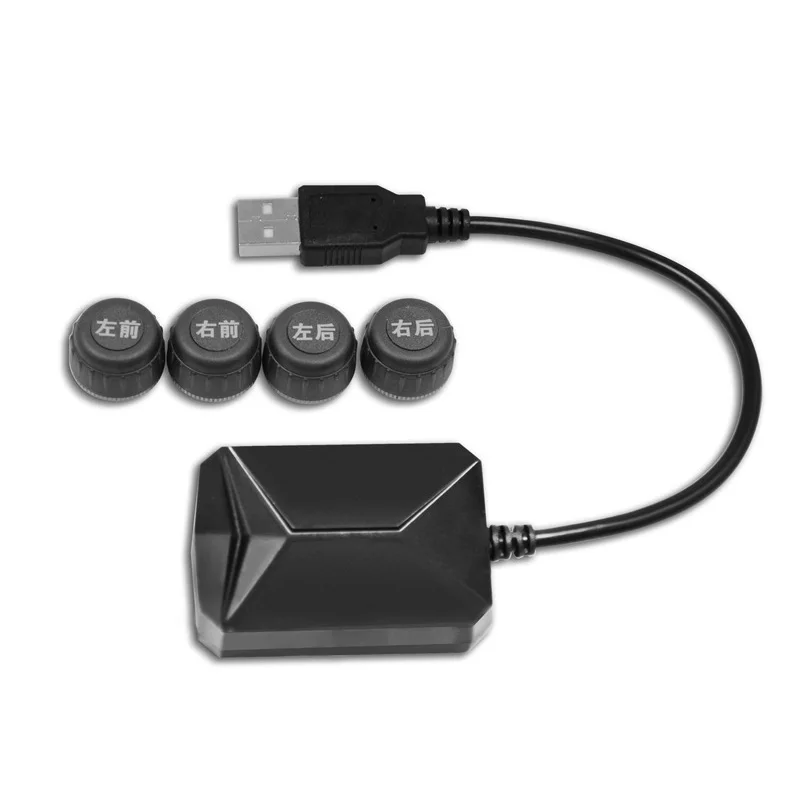 External Автомобильная умная Беспроводная система контроля давления в шинах TPMS сигнализация внутренний/внешний Датчик Автозапчасти для Android навигация - Тип: External