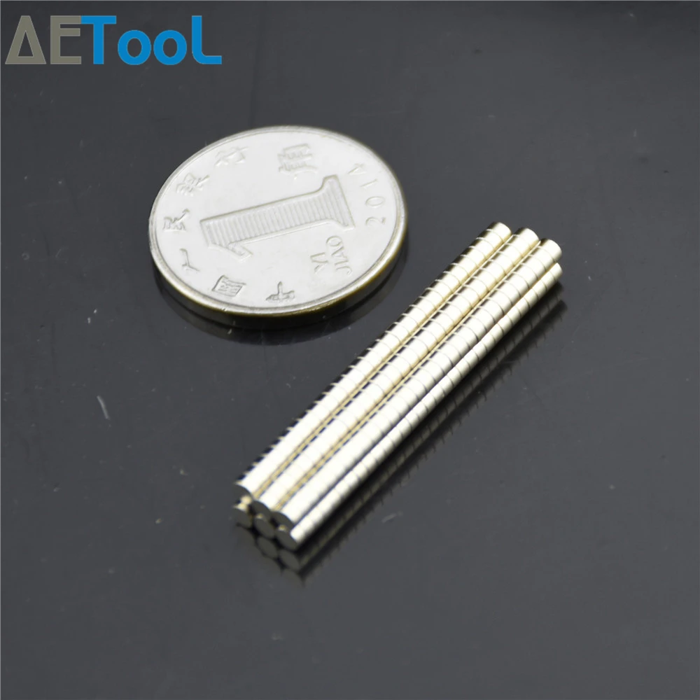 AETool 50/100 шт мини 4x1 мм N38 Неодимовые Магниты Электрический магнит постоянный