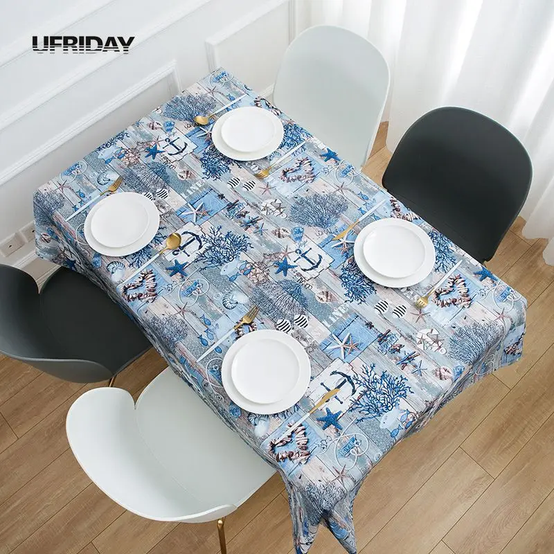 

Скатерть для стола, водонепроницаемая, UFRIDAY прямоугольный из ткани