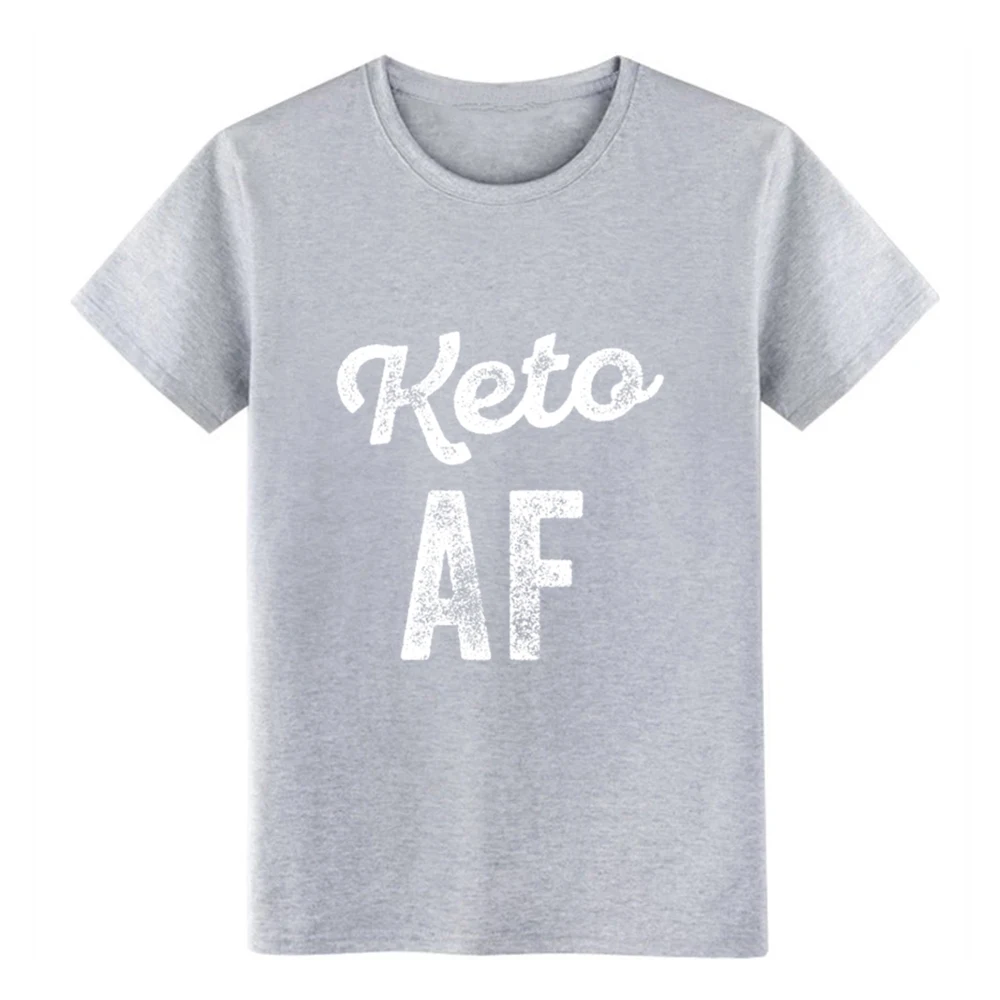 Мужская футболка Keto AF Ketones Diet Vegan на заказ 100% хлопок размер S-3xl формальный