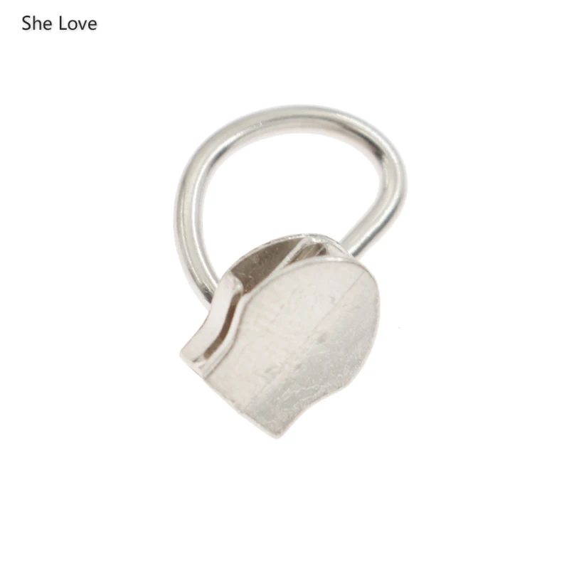 She Love 25 шт./лот 3#5# Металл без блокировки D молнии ползунки Съемник нейлоновые застежки-молнии для шитья DIY одежда аксессуары