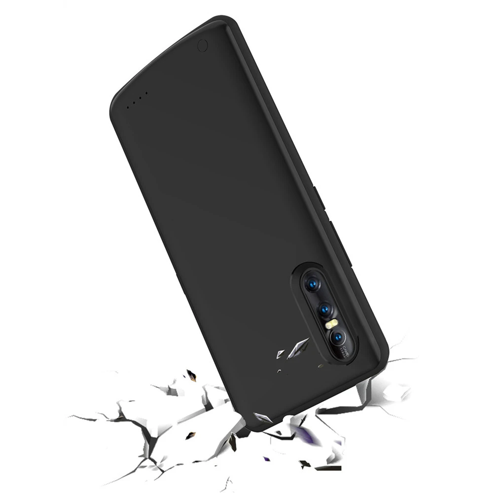 Мощность Bank зарядное устройство чехол Чехол для VIVO X27 Pro Батарея Зарядное s 6500 мА/ч
