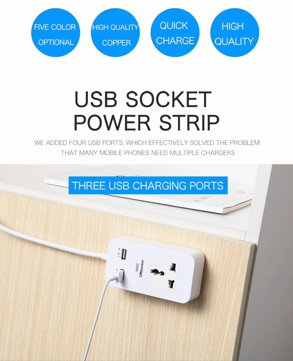 Быстрое зарядное устройство Musubo 2 USB для iPhone 8, 7 Plus, 6, Xiaomi, samsung, S9, S8, зарядное устройство для телефона s+ 1 розетка, стандартный штекер, розетка