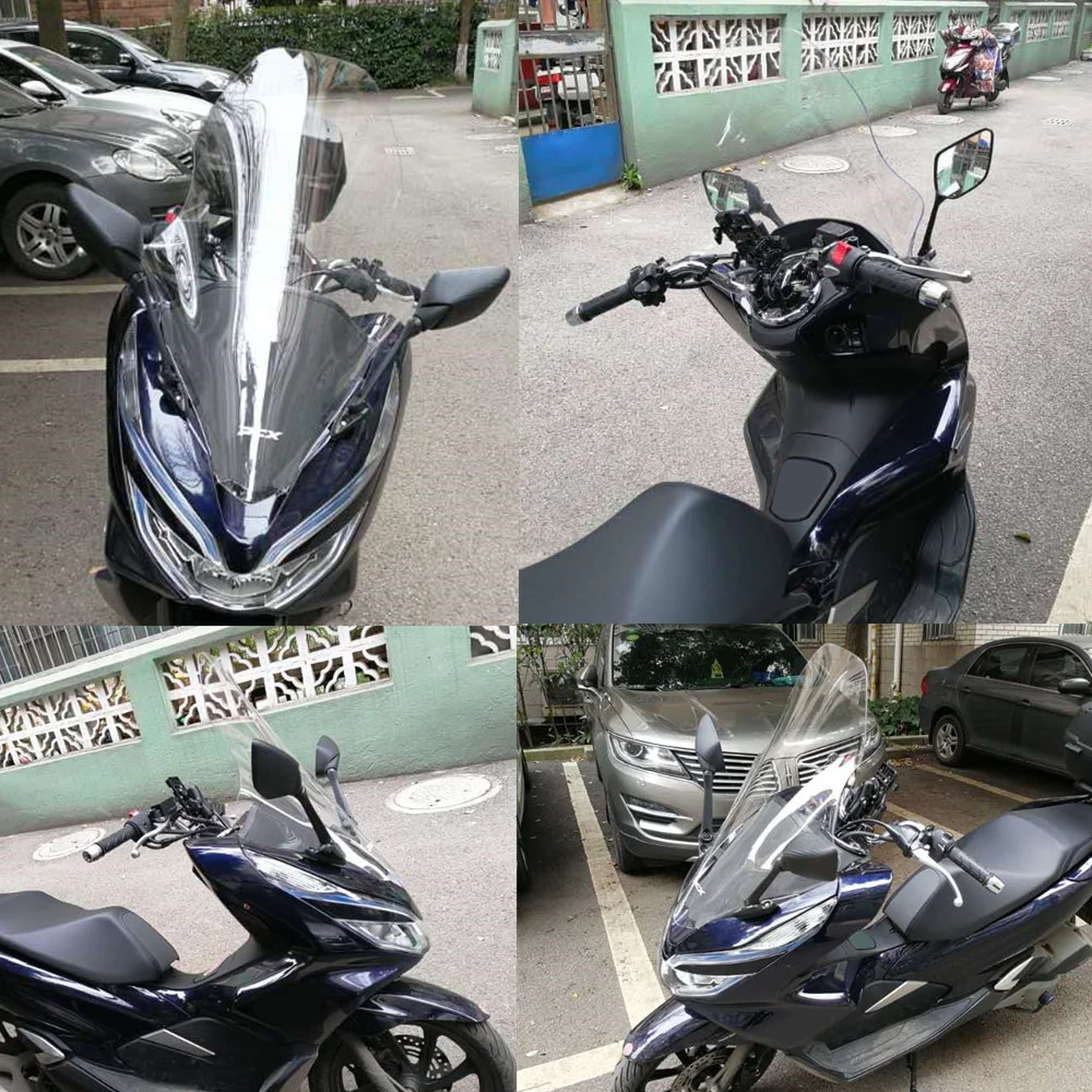 Дефлектор ветрового стекла для мотоцикла ABS Honda pcx 125 PCX125 150 2018 2019|Козырьки от ветра