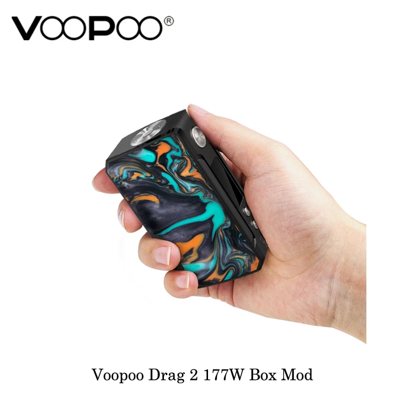 Оригинальный Voopoo Drag 2 177 Вт TC Box Mod GENE. FIT чип Питание от двойной батареи 18650 Vape