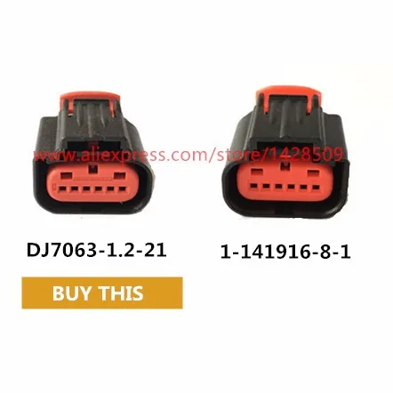 5 комплектов 6 Pin Tyco электронный разъем 1-1419168-1 для GM Alloytec V6 DBW педаль акселератора дроссельной заслонки