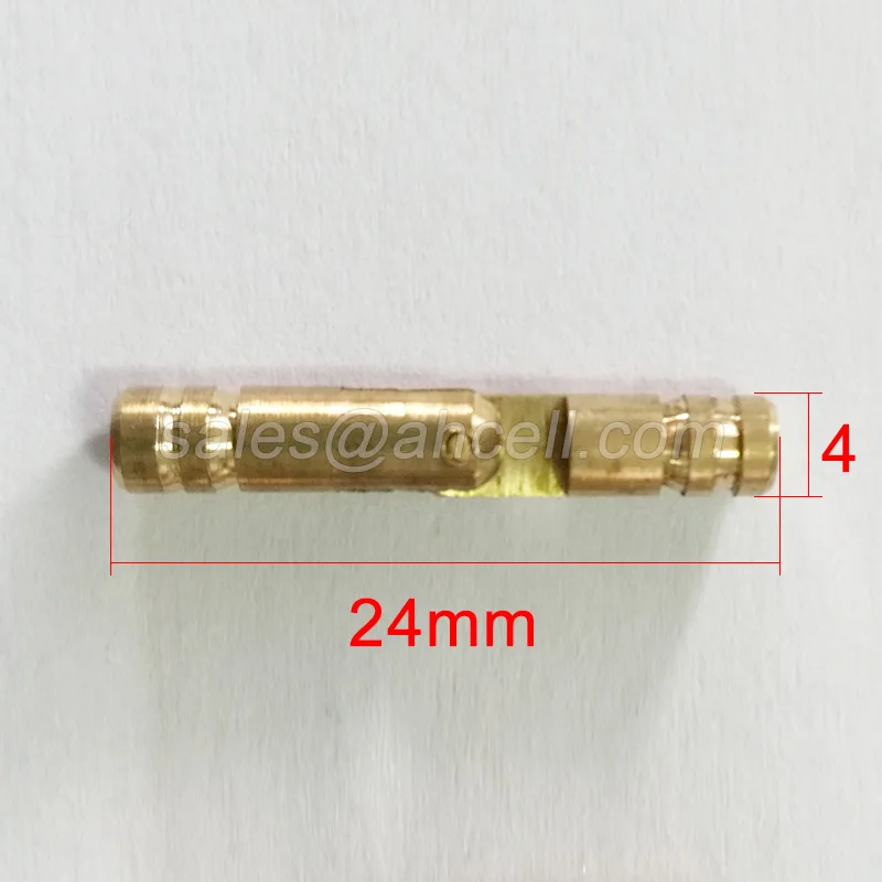 10 шт. CH4x24mm Размер 4 мм миниатюрный Подарочный чехол, баррель, мини деревянная шкатулка для украшений, невидимая Скрытая вставка, Латунный цилиндрический штыревой шарнир