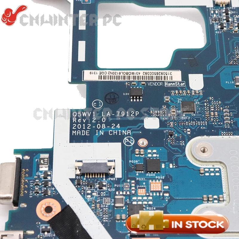 NOKOTION Q5WV1 LA-7912P для acer ASPIRE E1-571G V3-571G V3-571 Материнская плата ноутбука NBM6B11001 NBM5711001 HM77 DDR3 710 м GPU