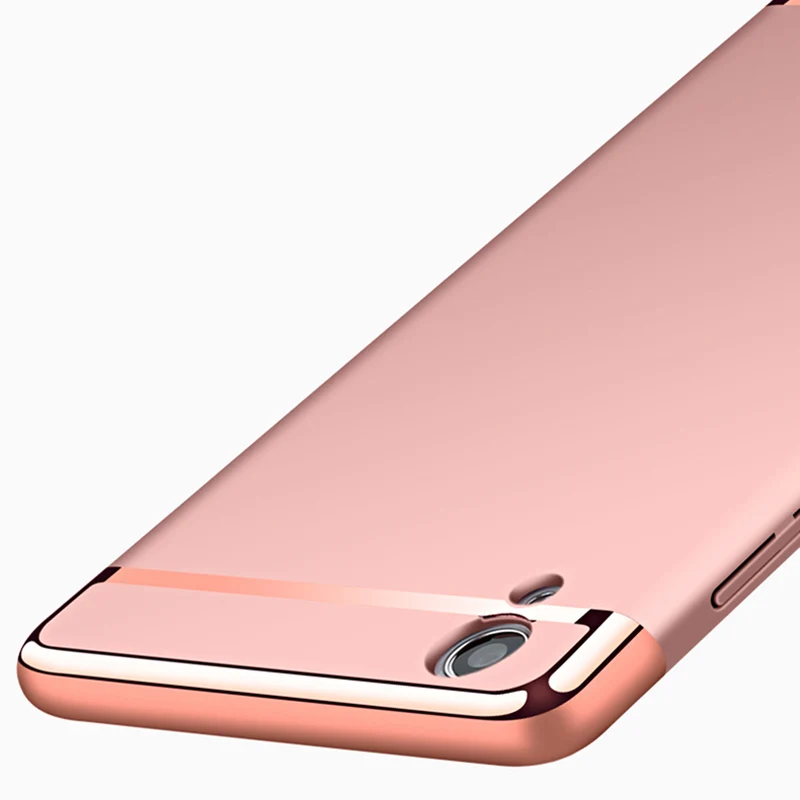 VIVO Y51 чехол Роскошный ультра-тонкий 3 в 1 защита всего тела Жесткий Чехол для