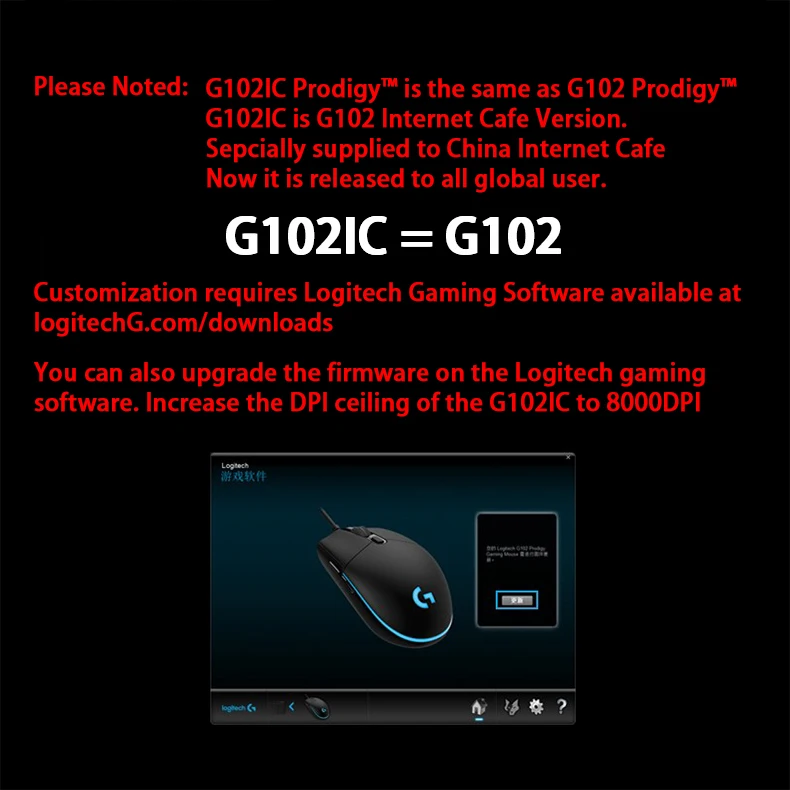 Оригинальная игровая Проводная Оптическая Проводная игровая мышь logitech G102 с поддержкой настольного компьютера/ноутбука Windows 10/8/7