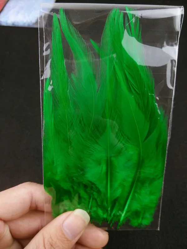 green Новинка! 20 шт высококачественных белых перьев фазана, 4-" /10-15 см DIY украшения, свадебные украшения - Цвет: green