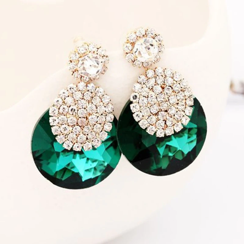 Модные аксессуары украшения блестящие хрустальные круглые стразы