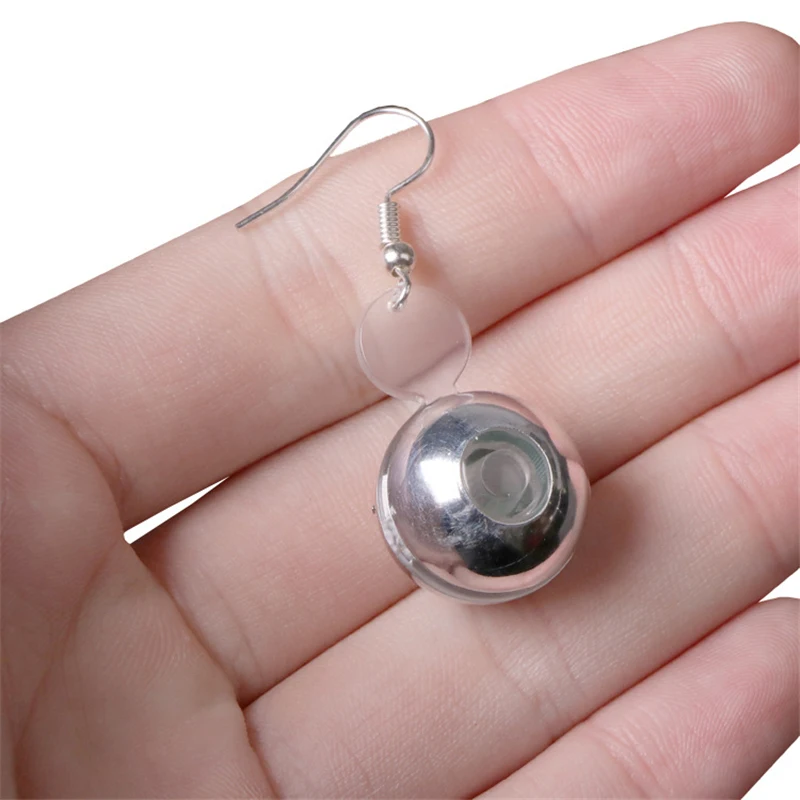 Четырехместный Шарм 1 шт. светодиодная серьга загорается Круглые светящиеся