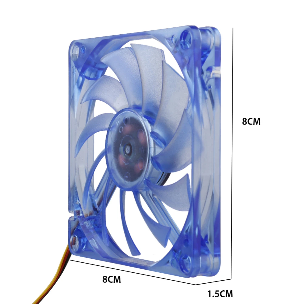 2-контактный разъем вентилятор охлаждения для компьютера чехол радиатор кулера