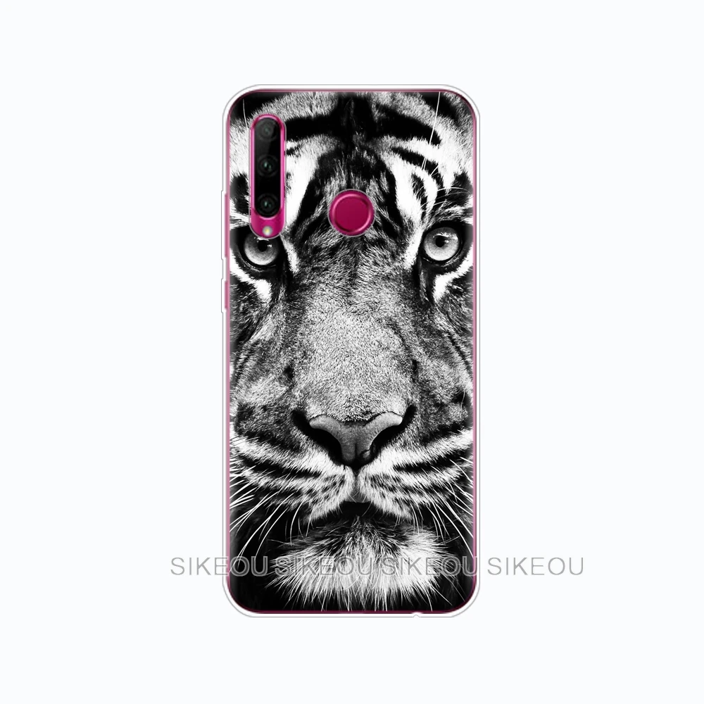 10119 Honor 10i силиконовый чехол ТПУ задняя крышка чехол для телефона huawei Honor 10i чехол HRY-LX1T 10 i 6,21 дюймов Волк тигр, Лев, Леопард медведь - Цвет: 10119