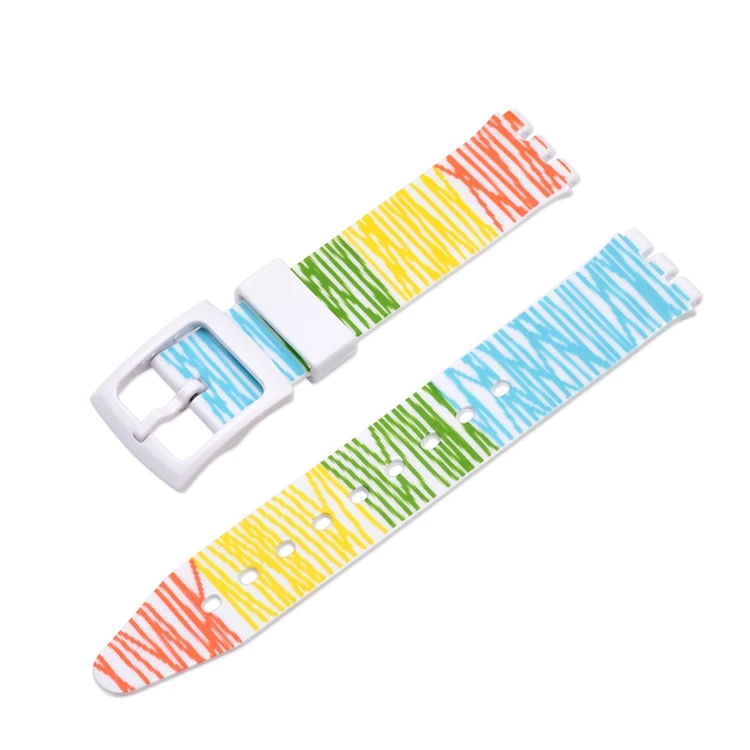 Аксессуары для часов, Цветной силиконовый ремешок Swatch для мужчин, ремешок для часов t, ремешок 16 мм, резиновый ремешок для мужчин и женщин, ремешок для часов