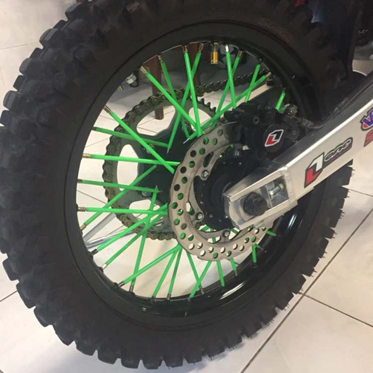 Универсальный 72 шт. чехол для мотокросса Dirt Bike Enduro обода колеса спица Honda Yamaha Kawasaki