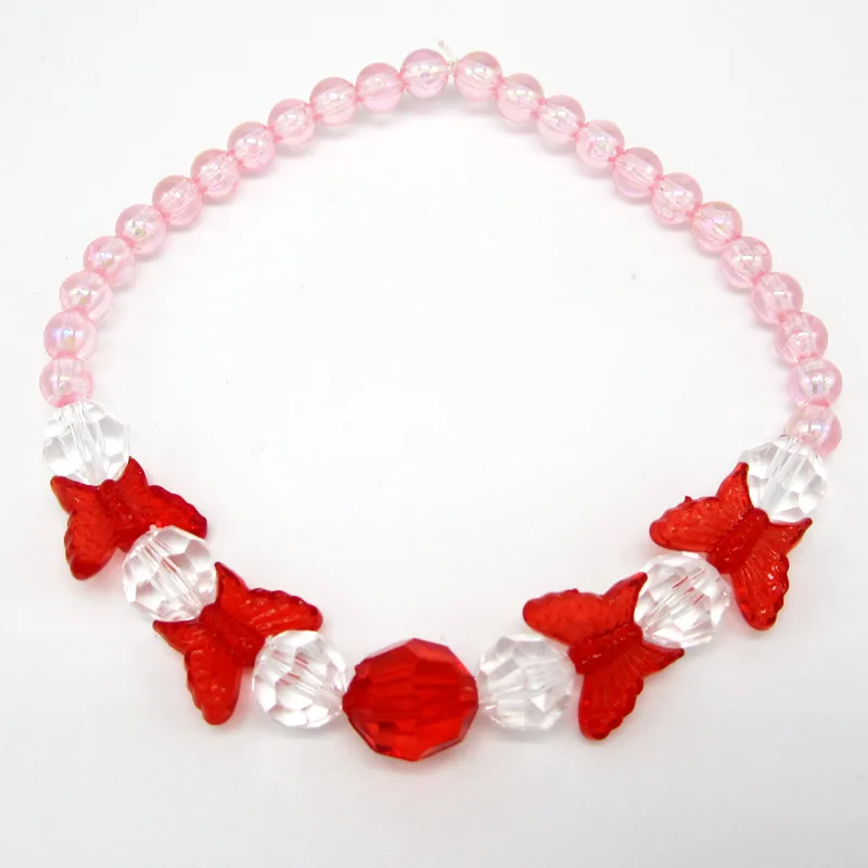 Новинка 10 цветов американская кукла для девочек хрустальные бусы ожерелья