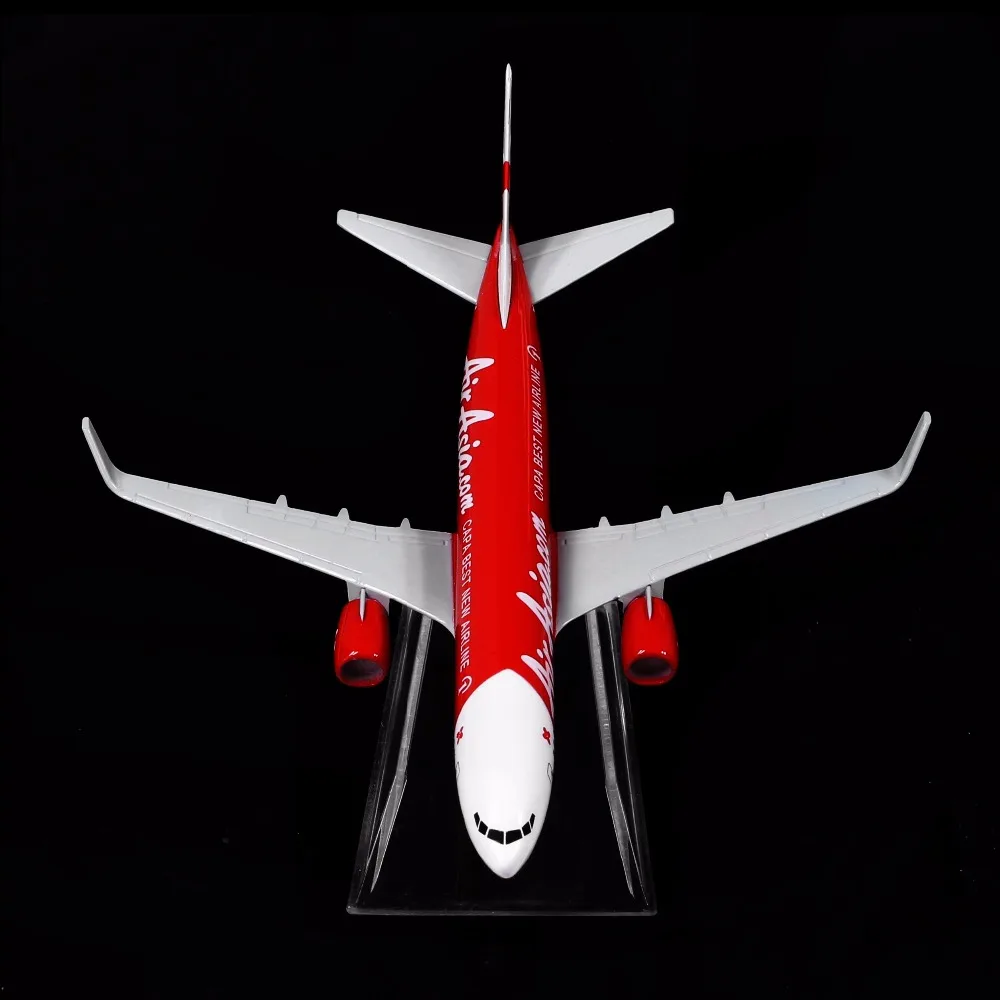 1:400 16 см AirAsia Airlines Boeing 737 металлическая модель самолета украшение офиса игрушка идея подарка