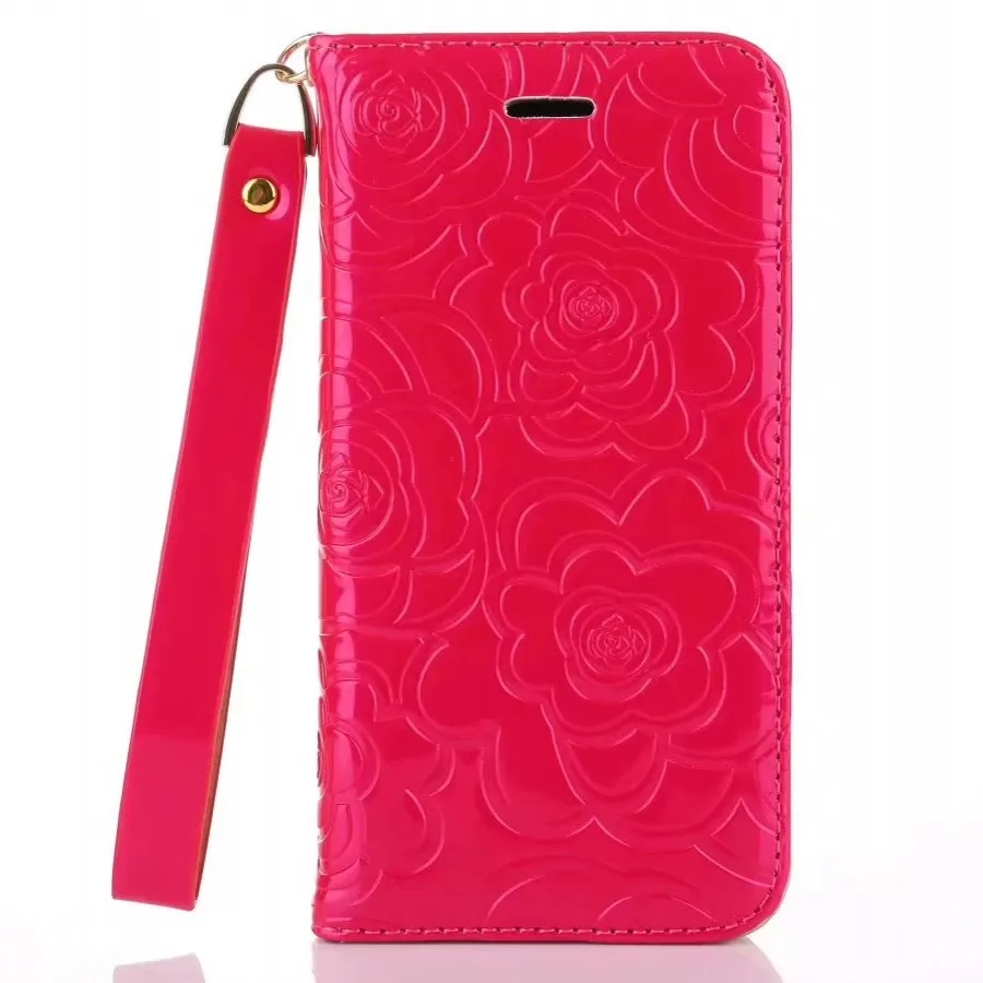 DuaGaiRen 3D кожаный чехол с цветком камелии для iPhone 6 6S 7 8 Plus Coque Capa X Phone Co|case for iphone|leather
