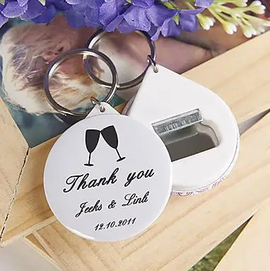 Бесплатная доставка 100 шт. персонализированные свадебные сувениры и подарки