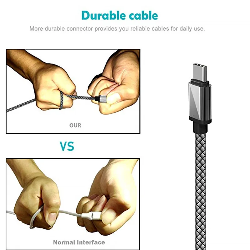 Короткий usb type C usb кабель для быстрой зарядки для Xperia 1 10 L1 L2 L3 XZ XZ3 XA1 XA2 Ultra Galaxy A50 A40 S8 S9 S10 Redmi Note 7 pro