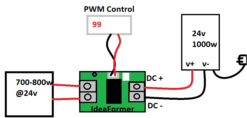 3D-принтеры с подогревом Мощность модуль/очаг MOSFET 30A модуль расширения Inc 2pin привести с кабелем для Anet A8 A6 A2 Ramps 1,4