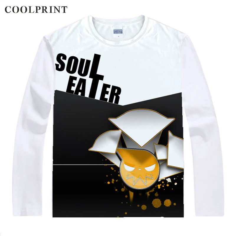 Футболки с длинным рукавом SOUL EATER рубашки Soru Ita DWMA Shibusen Maka Albarn Soul Eater Black Star косплей