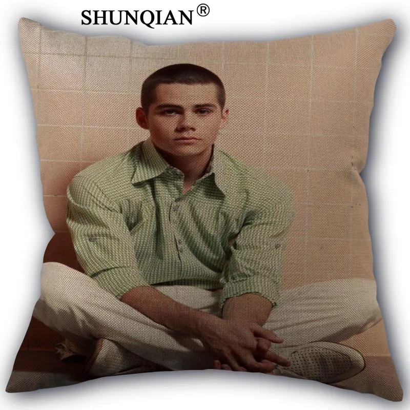 Pillowcase Dylan o brien наволочка индивидуальный Хлопок Лен Декоративные Чехлы на подушки Чехол домашний текстиль 45x45 см односторонняя A1017 - Цвет: Pillowcase