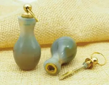 Подвеска в виде медной ложки с китайским агатом|Аксессуары для сигарет| |